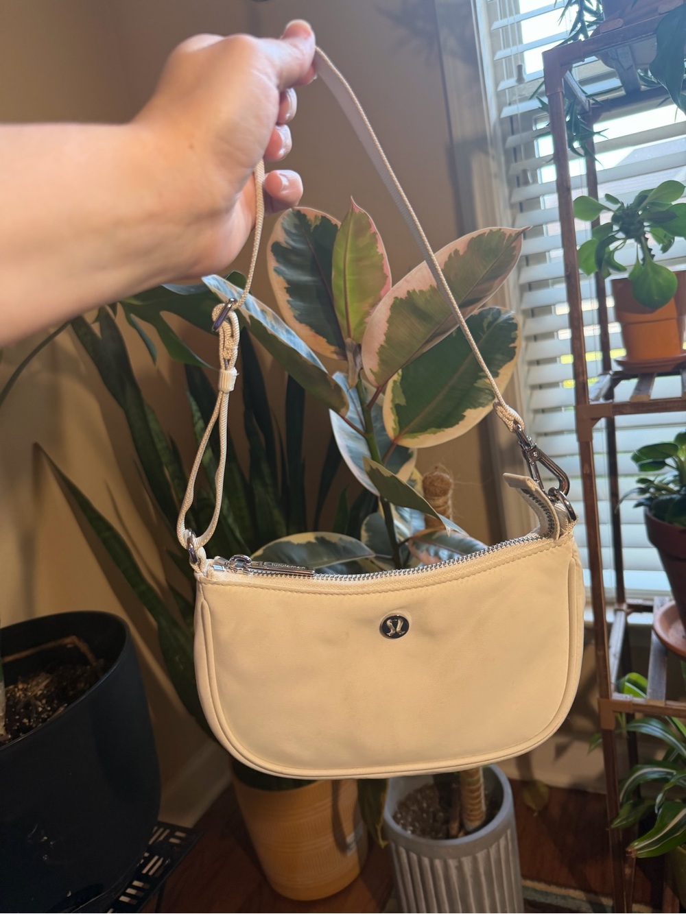 Lululemon City Essentials Mini Shoulder Bag Light Ivory